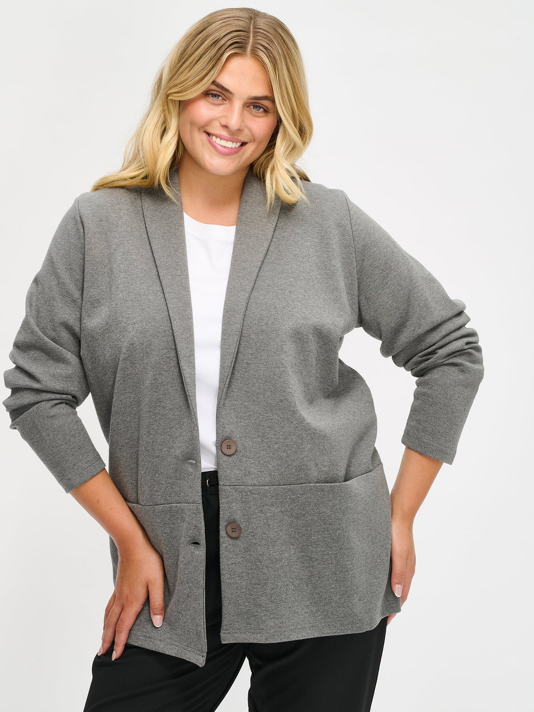 Gianna | Women’s tailored jersey blazer with minimalist cut