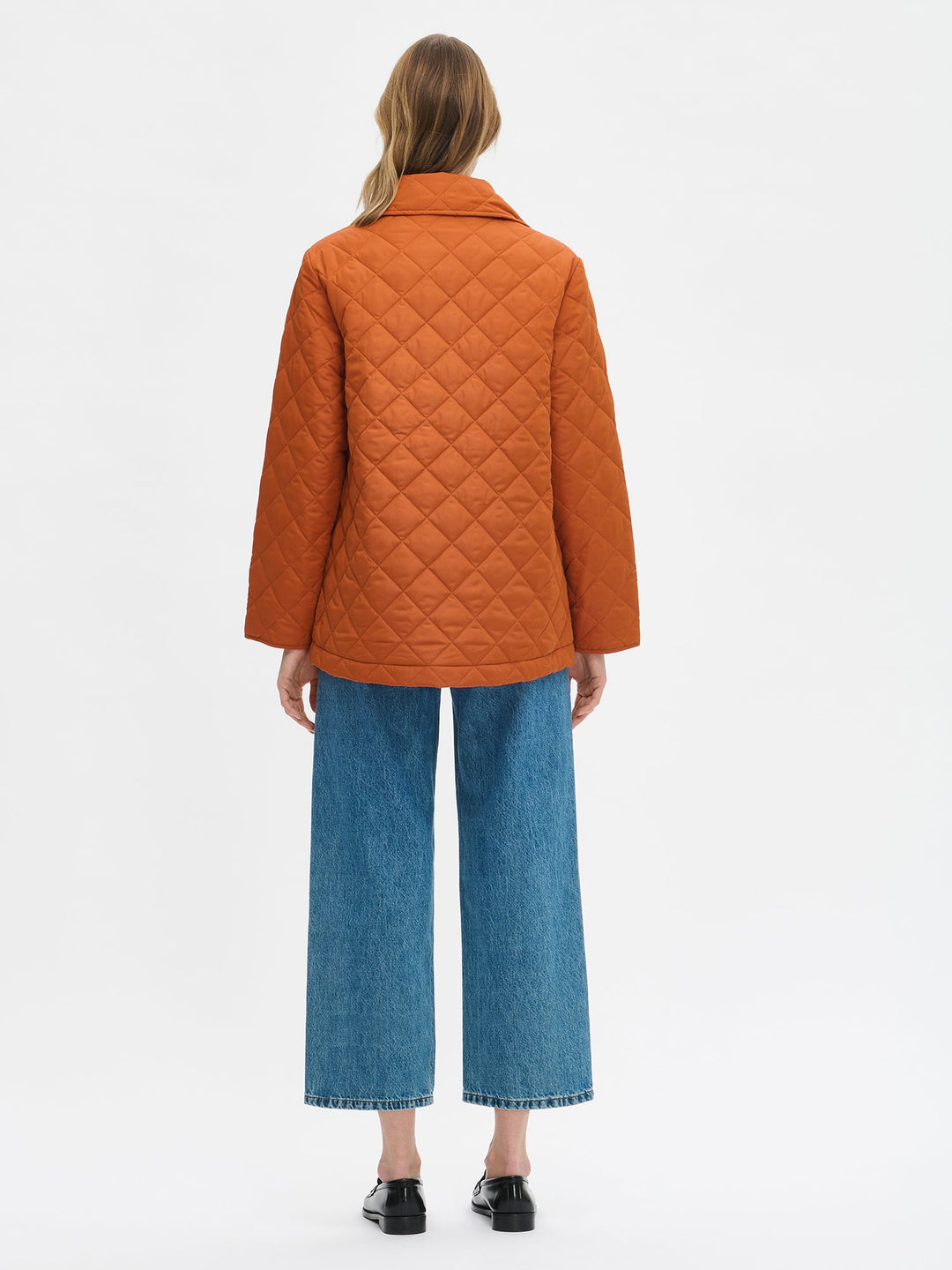 Paulina | Women’s double-breasted quilted jacket with wide lapel collar