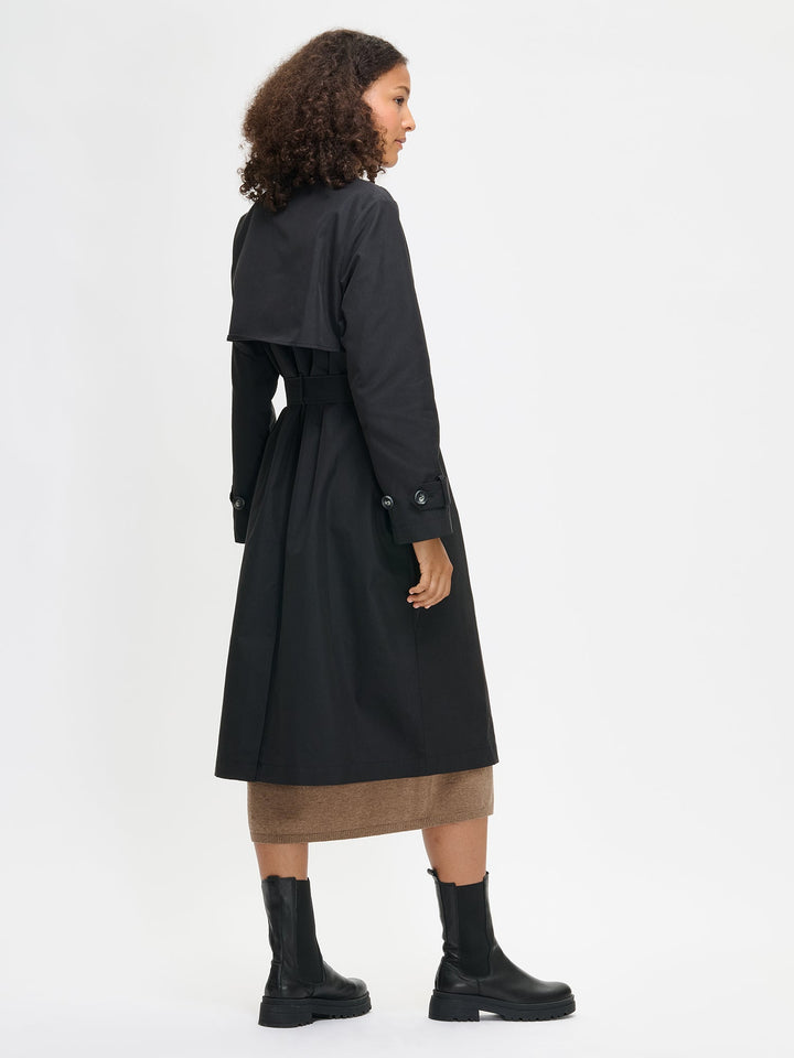 Quinn | Women’s classic double-breasted trench coat with belt