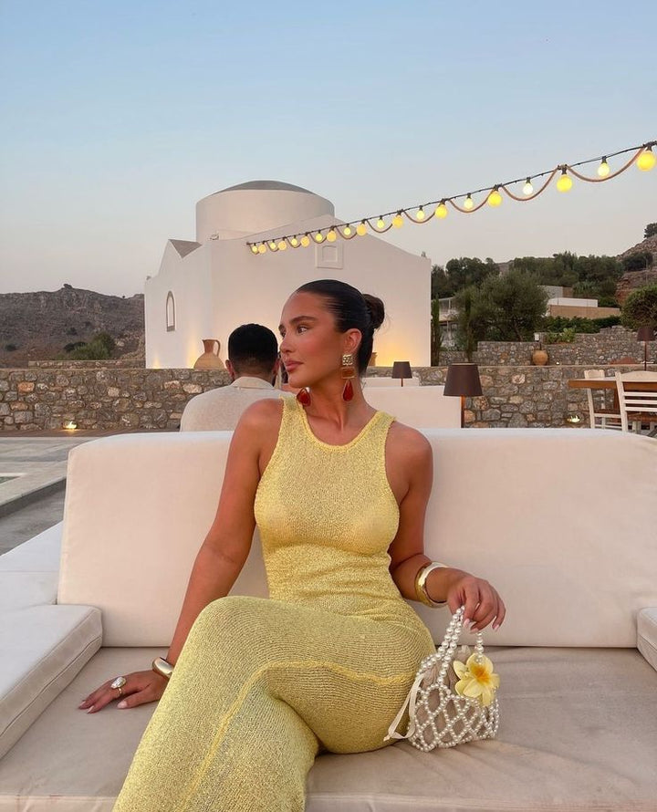 Ayra | Women's sparkling maxi sleeveless dress