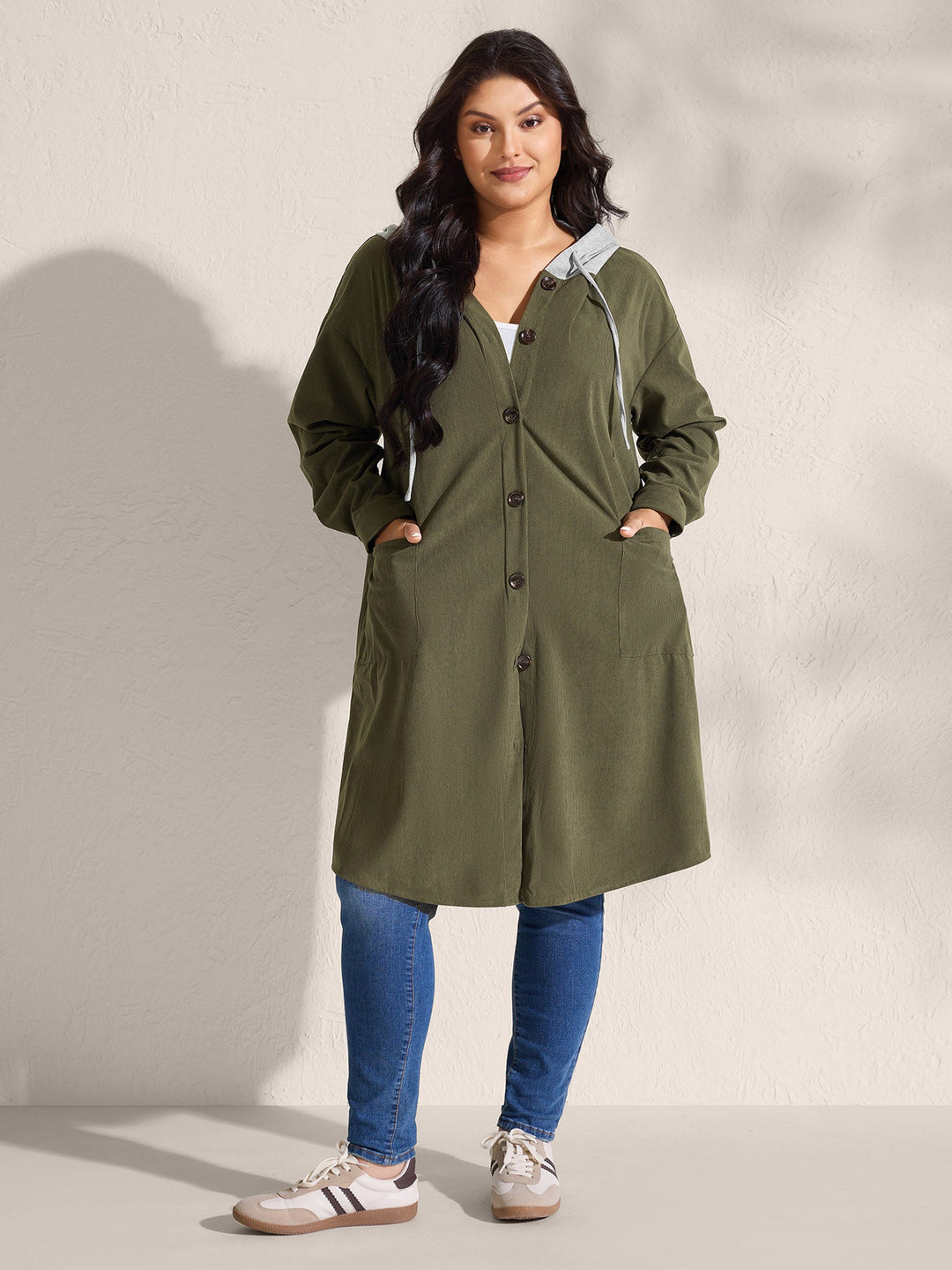 Waverly | Women’s hooded button-front pockets jacket