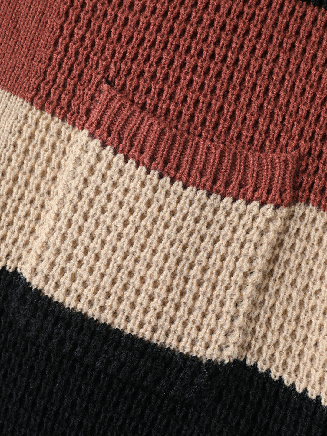 Olive | Women’s striped open-front knit cardigan