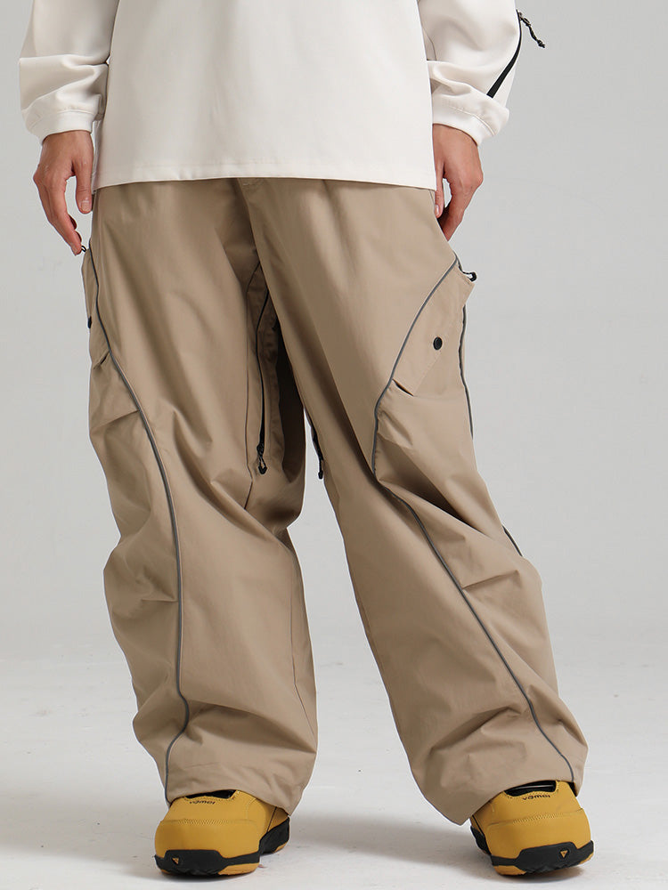 Cassidy | Women’s waterproof snow pants with contrast piping and cargo detailing