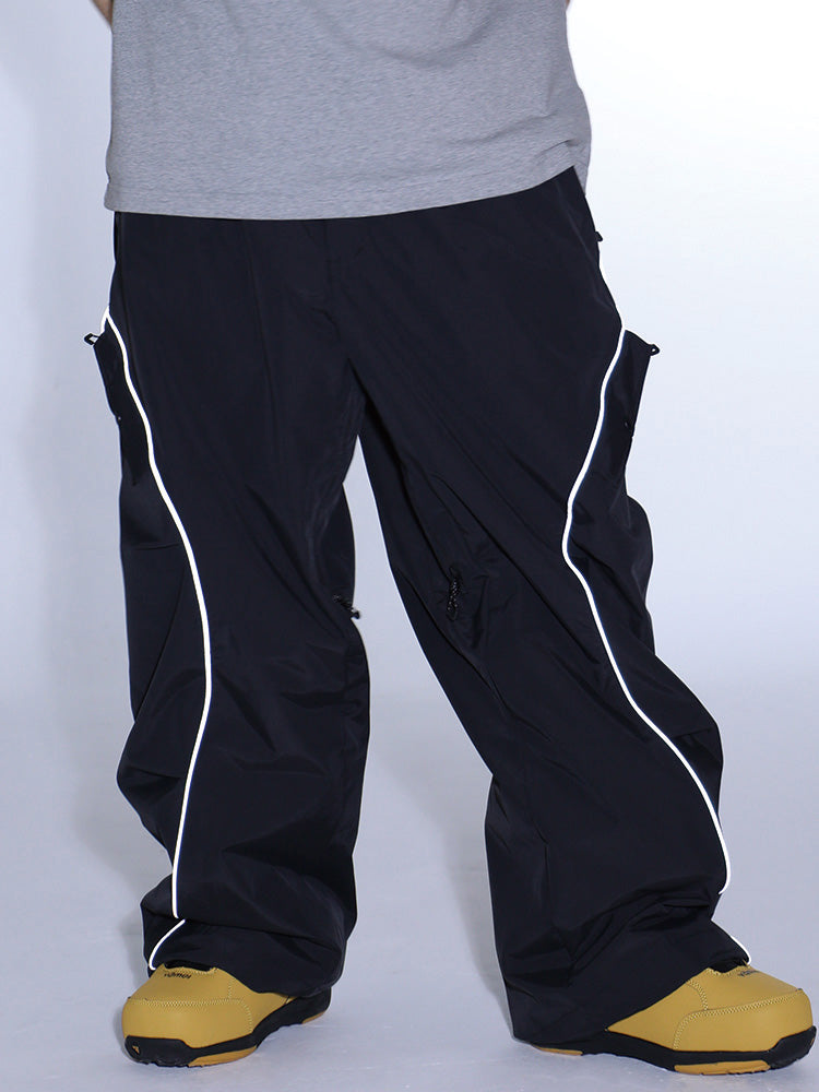 Cassidy | Women’s waterproof snow pants with contrast piping and cargo detailing