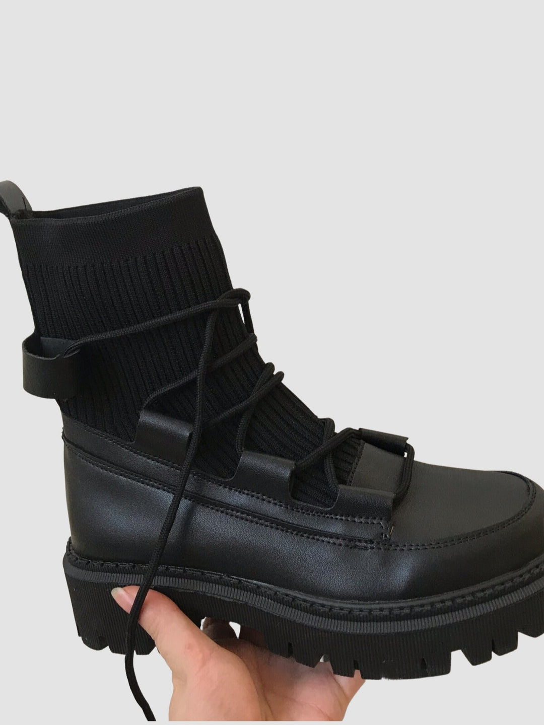 Maeve | Women’s faux leather lace-up platform combat boots