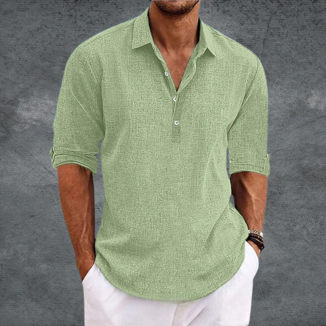 Theo | Men’s collared casual shirt