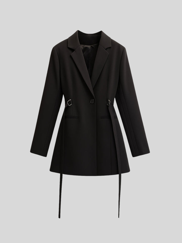 Samirah | Women’s slim suit blazer with button closure and regular fit