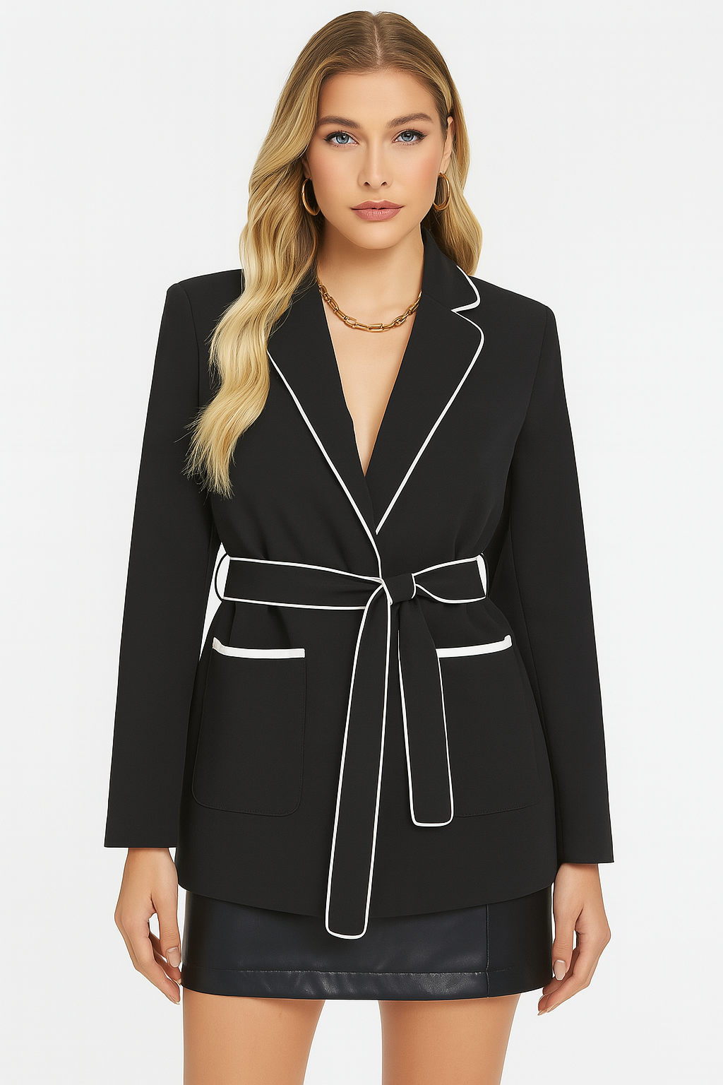 Lily | Women’s blazer with modern cut and layered silhouette