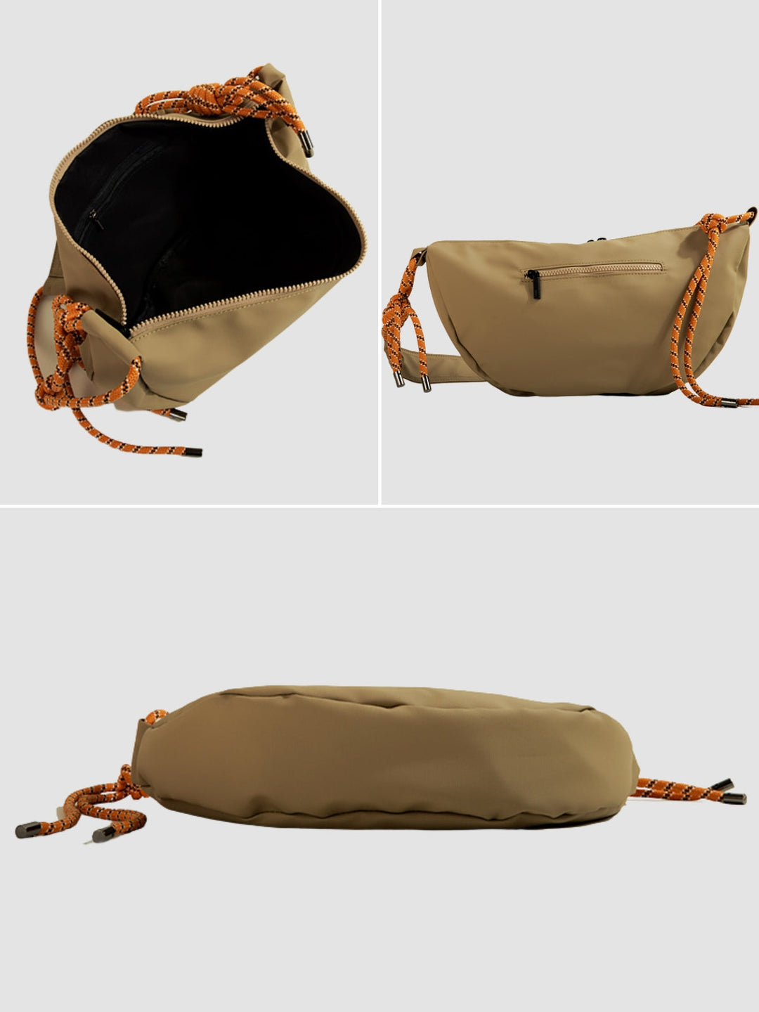 Hallie | Women’s medium crossbody bag with zipper closure and canvas finish