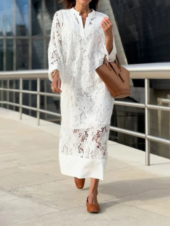 Estelle | Women's dress with lace detail
