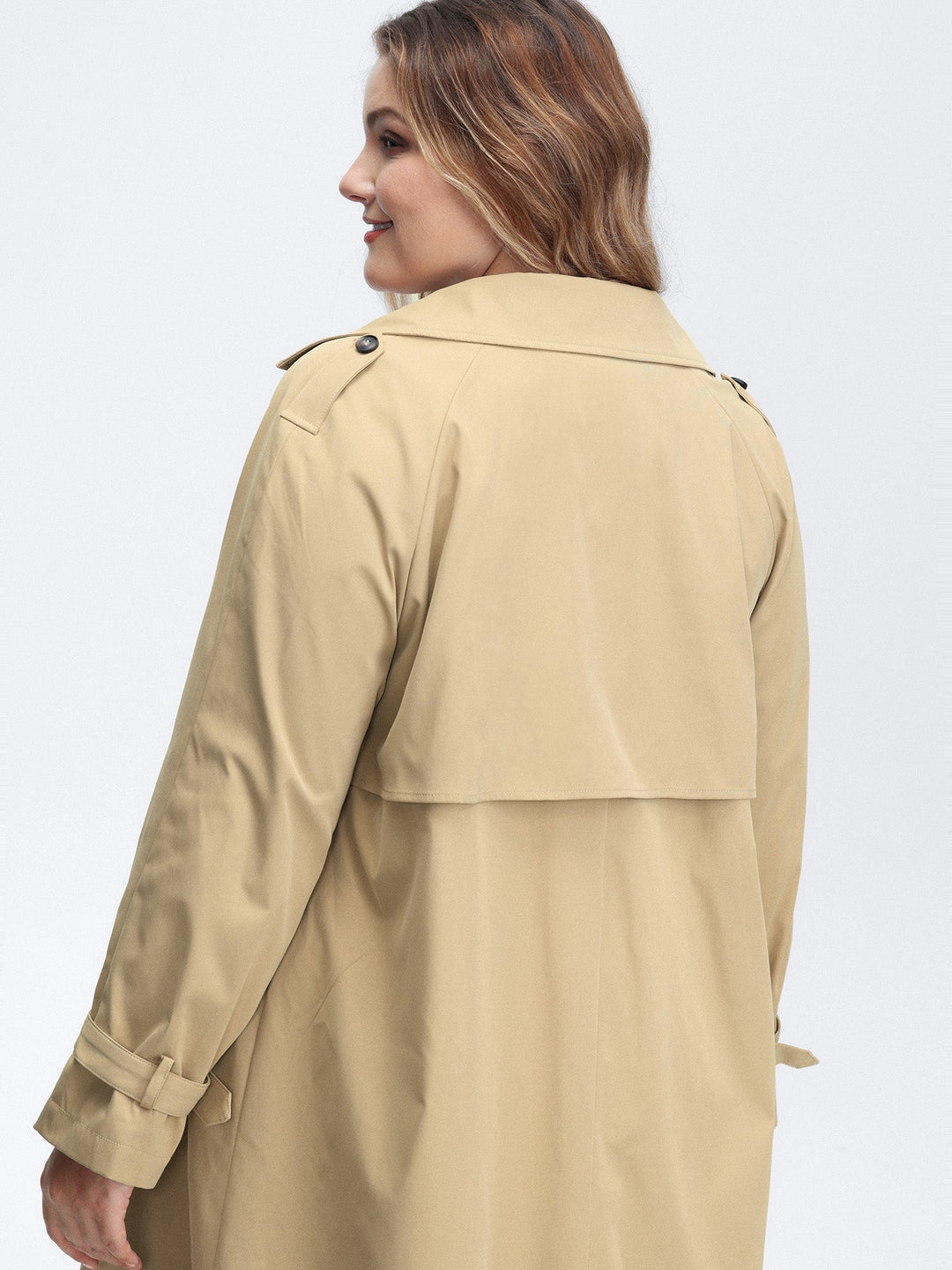 Arlene | Women’s adjustable tab sleeve lined trench coat
