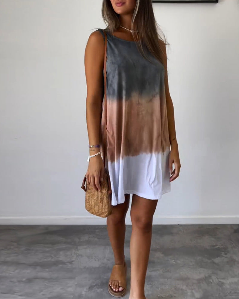 Bellamy | Women’s gradient tie-dye mini dress