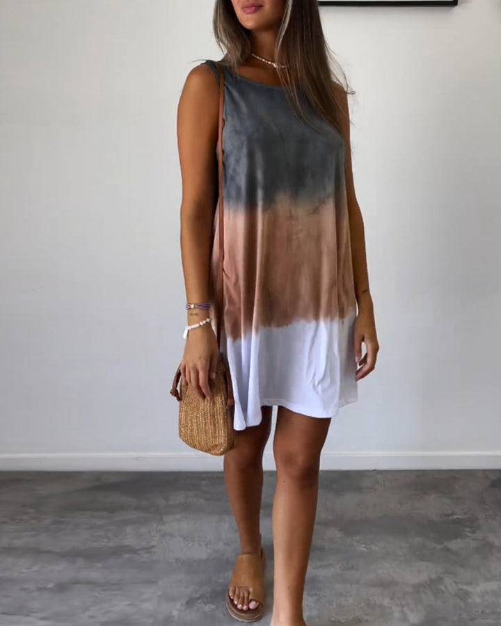 Bellamy | Women’s gradient tie-dye mini dress