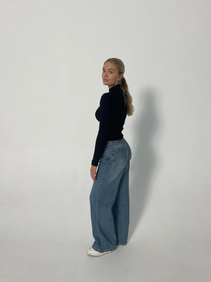 Samarah | Women's jeans with straight fit and versatile waist