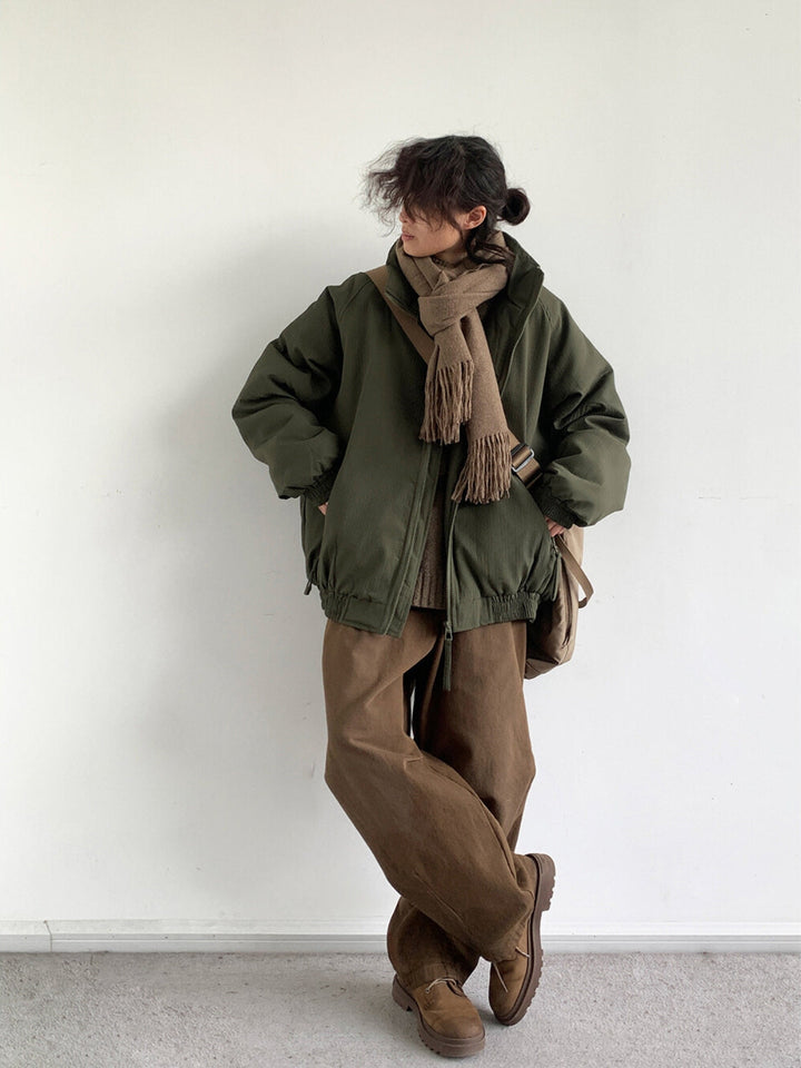 Mabel | Women’s jacket with stand collar and zipper closure
