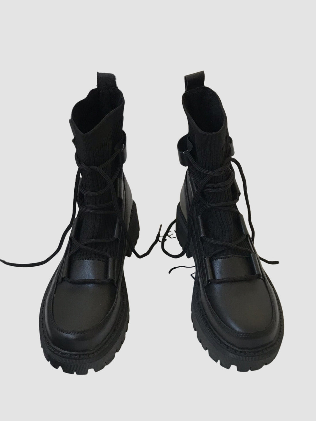 Maeve | Women’s faux leather lace-up platform combat boots