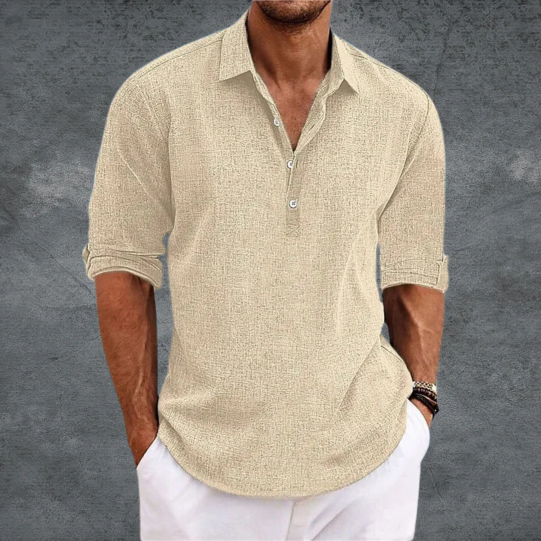Theo | Men’s collared casual shirt