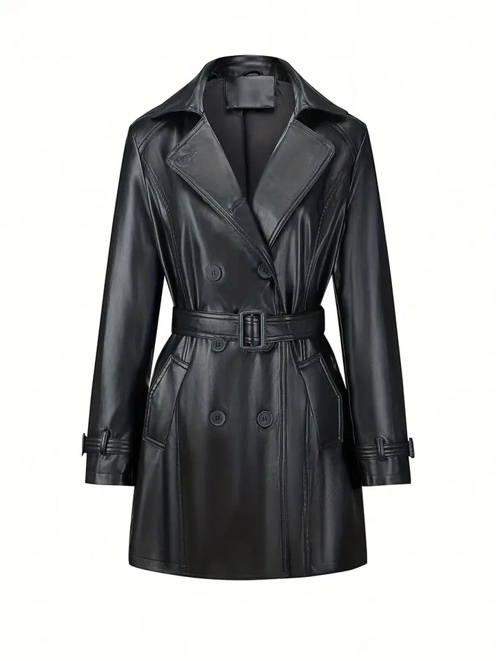 Ivy | Women’s trench coat with belted waist and classic details