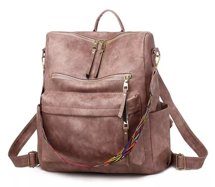 Lily | Fashionable leather backpack