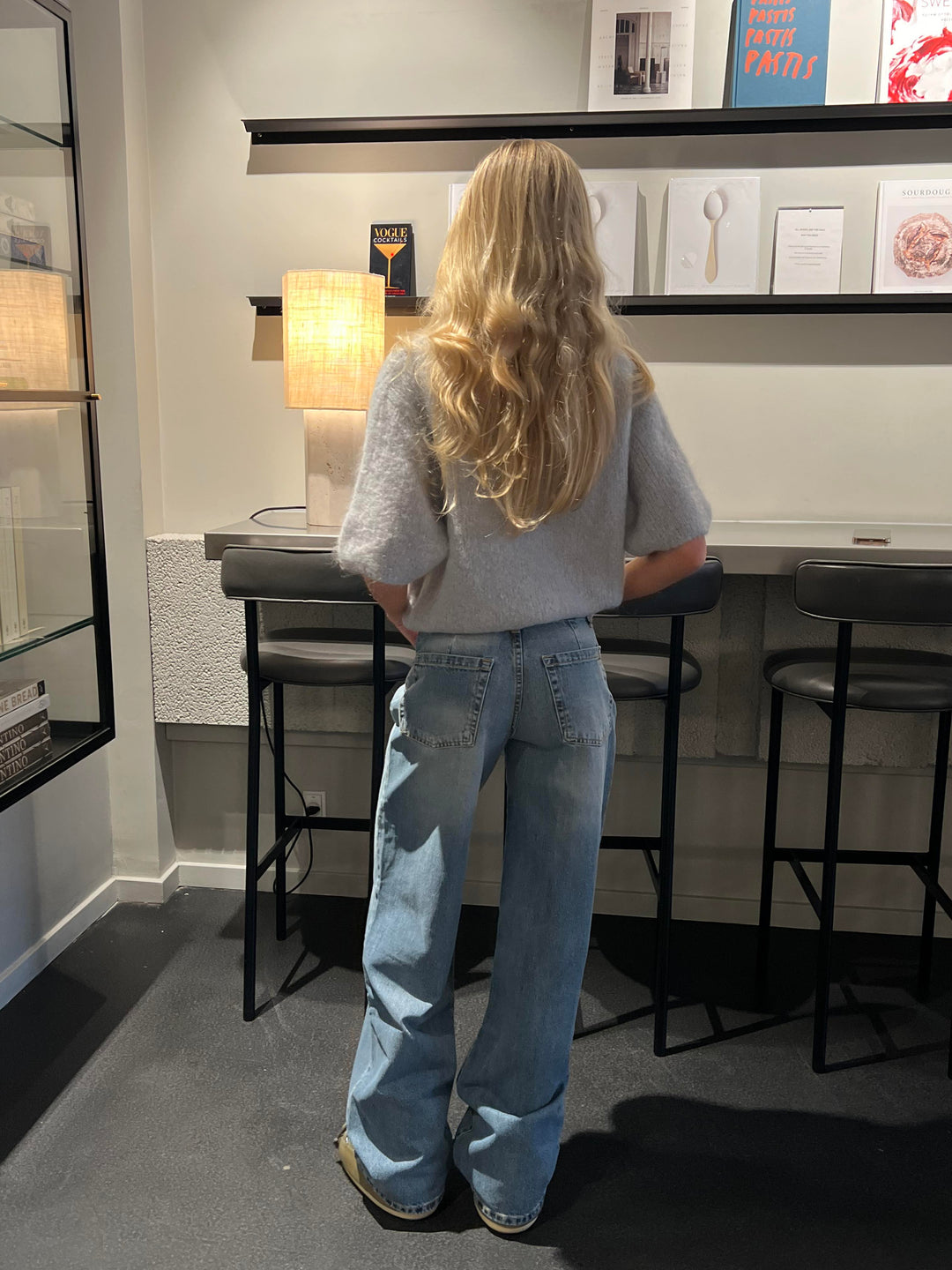 Samarah | Women's jeans with straight fit and versatile waist