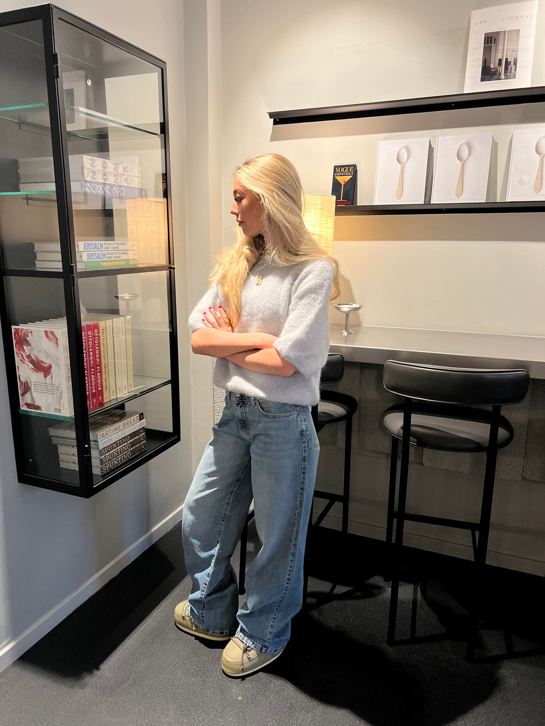 Samarah | Women's jeans with straight fit and versatile waist