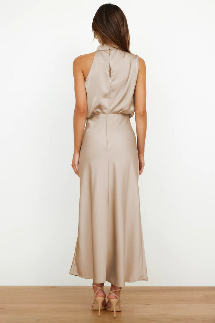 Quentin | Women's neck drape dress