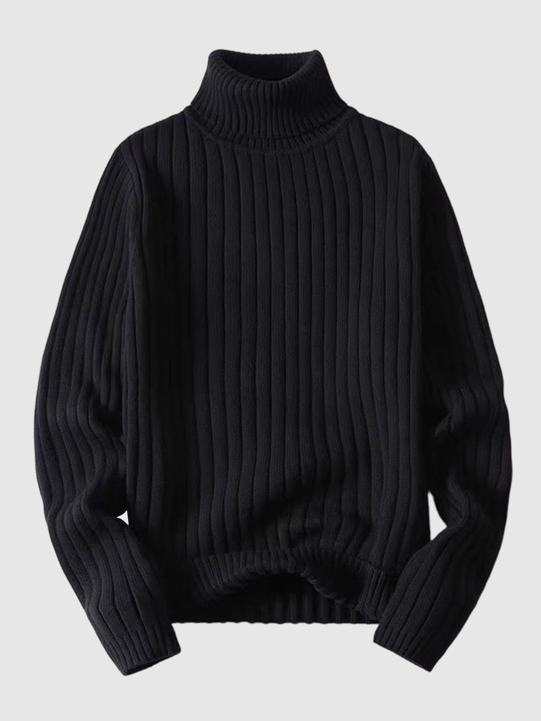 Elvin | Men’s high-neck cotton knit sweater with a clean seasonal silhouette