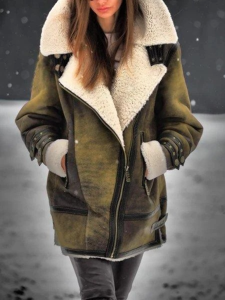 Winona | Women’s faux shearling aviator jacket