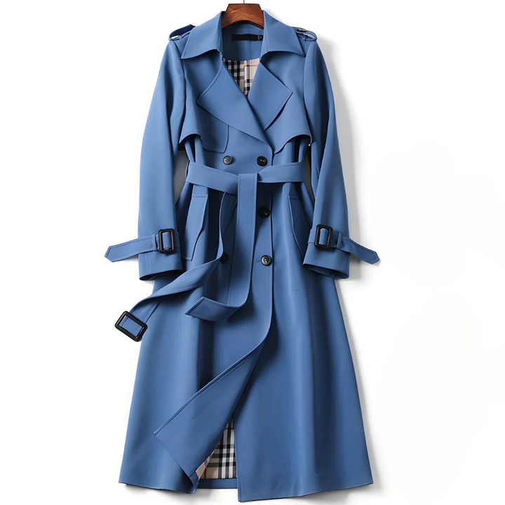 Arnie | Women’s tailored trench coat with adjustable belt