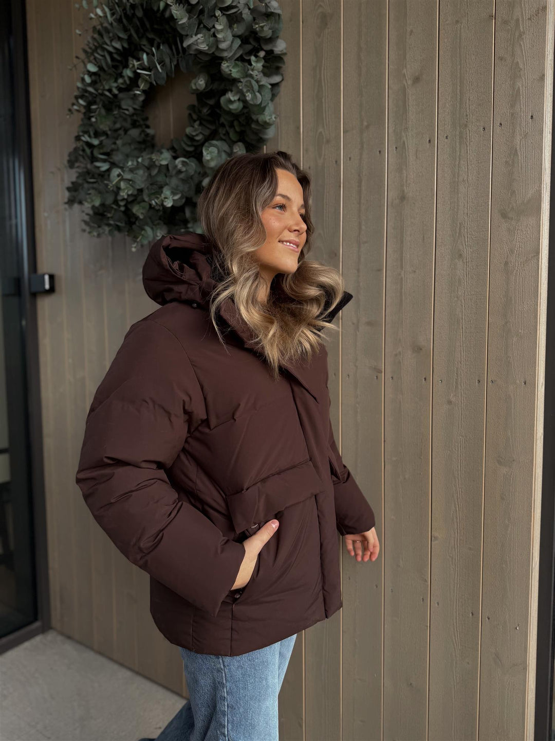 Fennah | Women’s hip-length jacket with quilted shaping and front pocket detailing