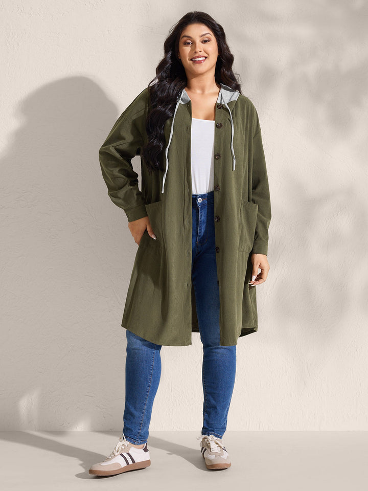 Waverly | Women’s hooded button-front pockets jacket