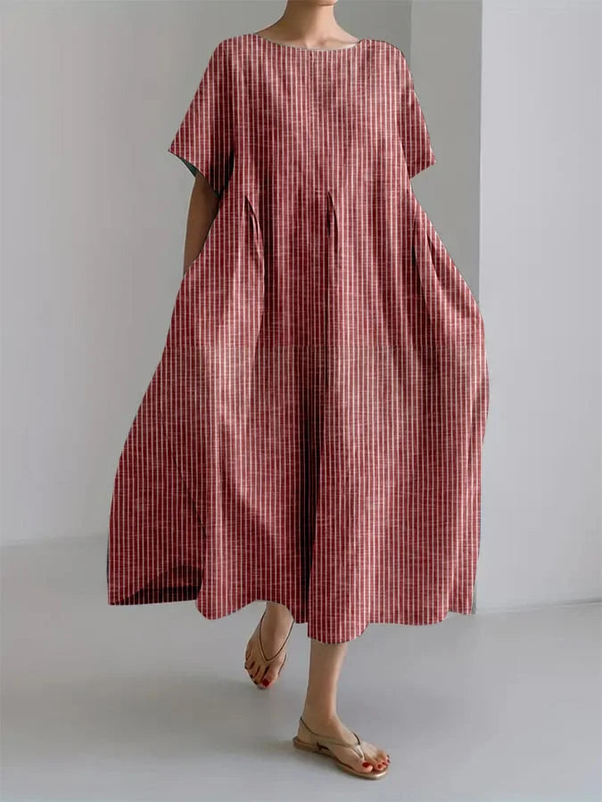 Bianca | Casual retro long dress