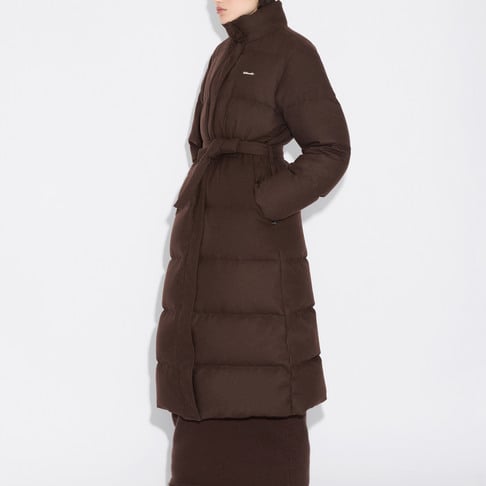 Jazmine | Women’s longline wool-blend down coat