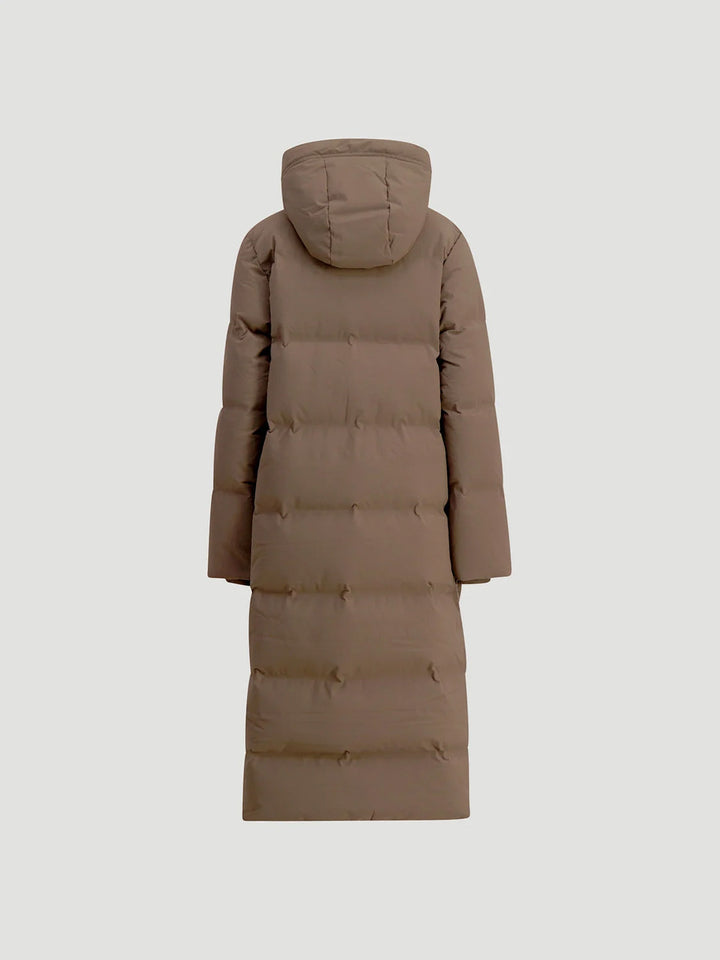 Aiza | Women’s long winter jacket with a refined midi-length silhouette