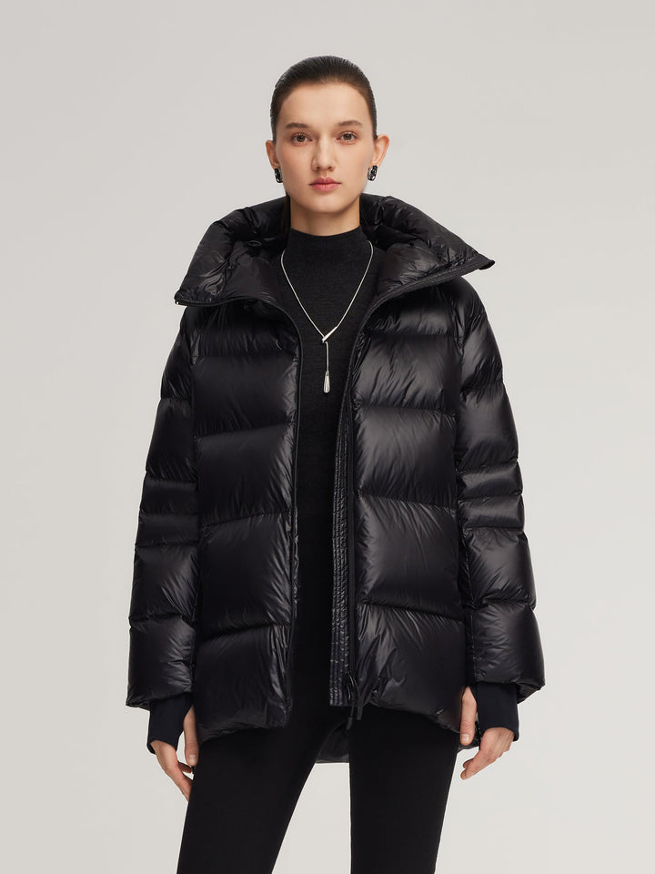 Zennah | Women’s hooded winter jacket with a streamlined, weather-ready silhouette