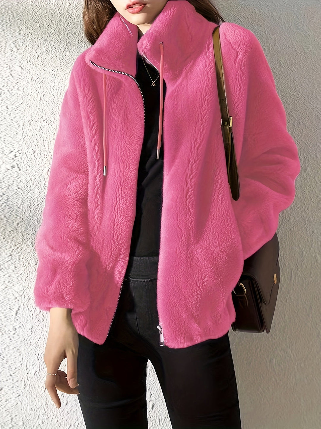Cielo | Women’s soft fleece jacket with high neck