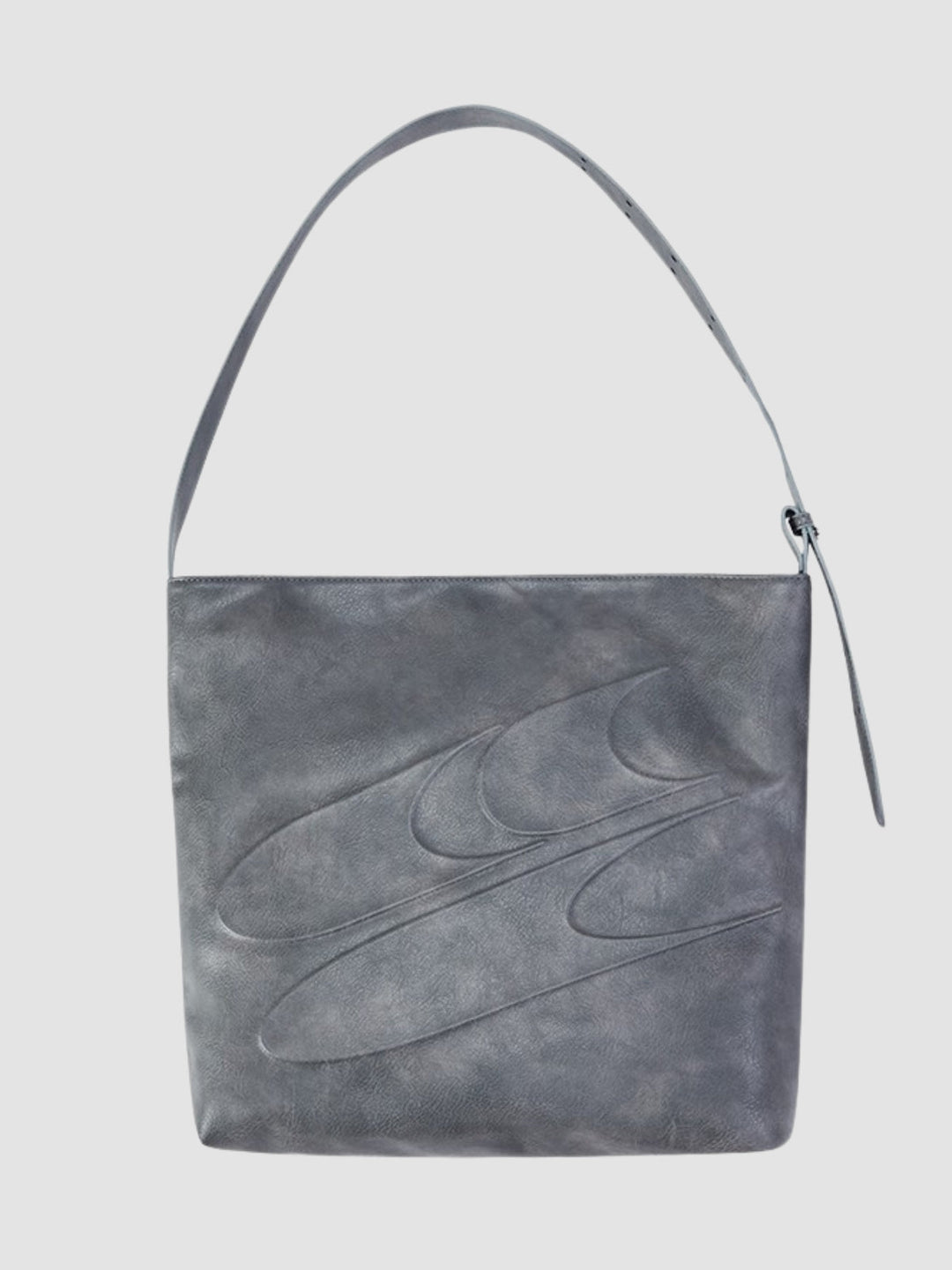 Ainsley | Women’s large shoulder bag with zipper closure and canvas texture