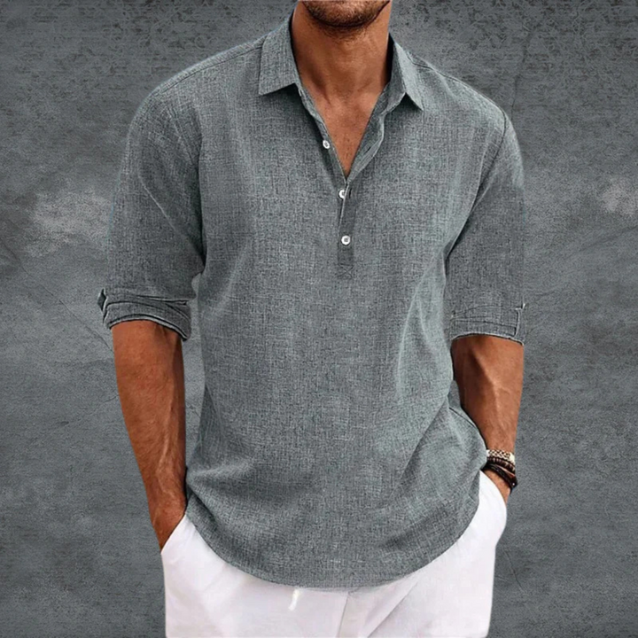 Theo | Men’s collared casual shirt