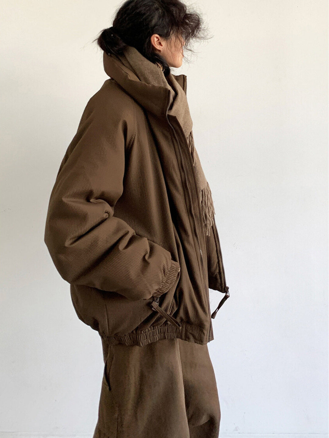 Mabel | Women’s jacket with stand collar and zipper closure