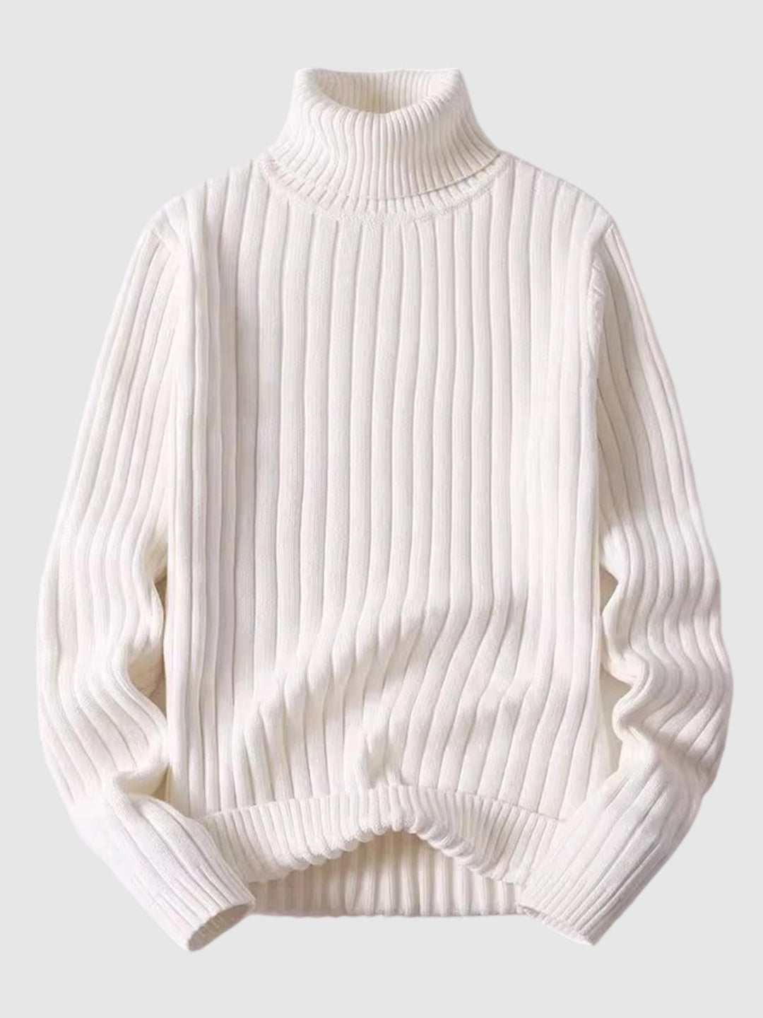 Elvin | Men’s high-neck cotton knit sweater with a clean seasonal silhouette