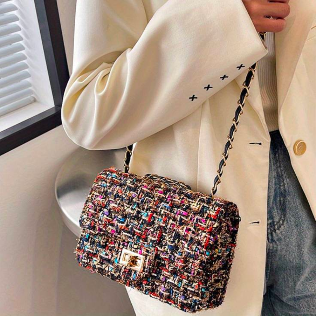 Jennie | Elegant women’s tweed shoulder bag