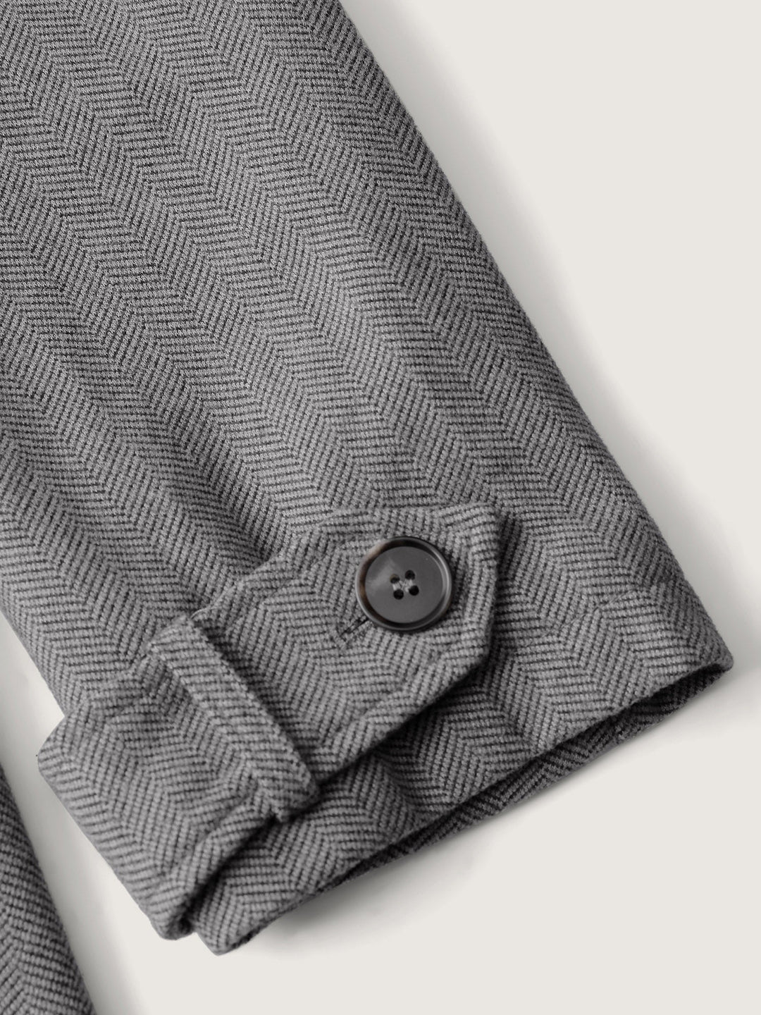 Tracey | Women’s herringbone button belted lined coat