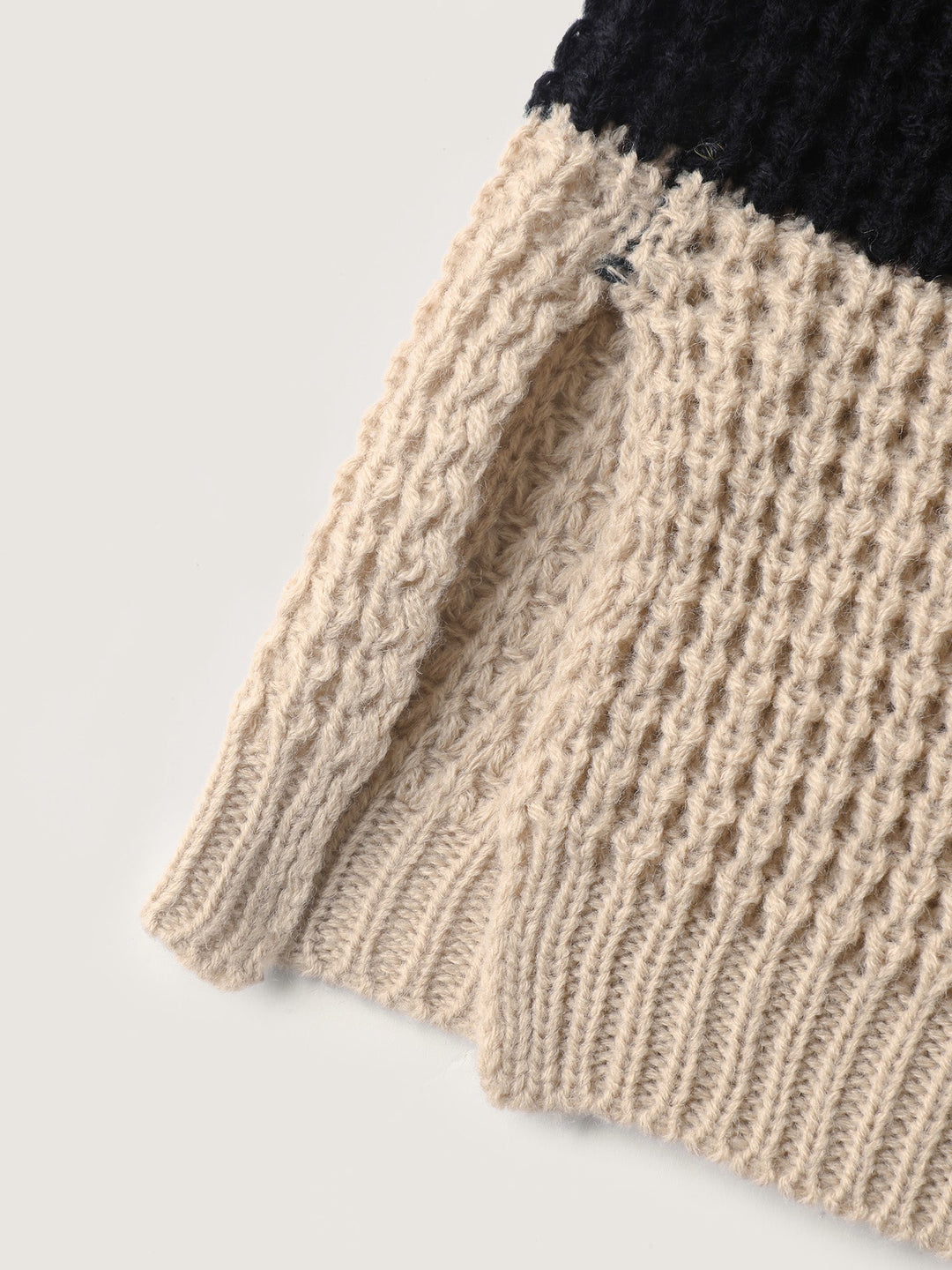 Olive | Women’s striped open-front knit cardigan