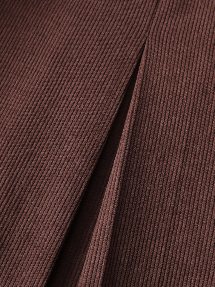 Dona | Women’s pleated waist-defining midi skirt