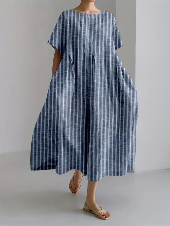 Bianca | Casual retro long dress