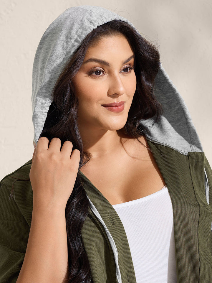 Waverly | Women’s hooded button-front pockets jacket