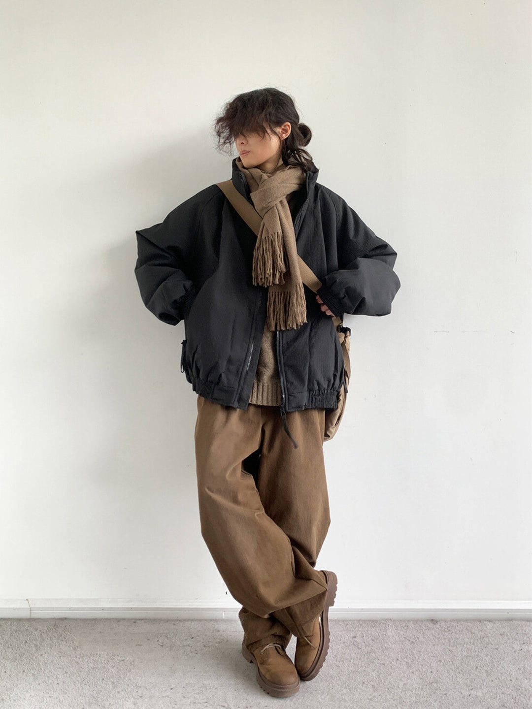 Mabel | Women’s jacket with stand collar and zipper closure