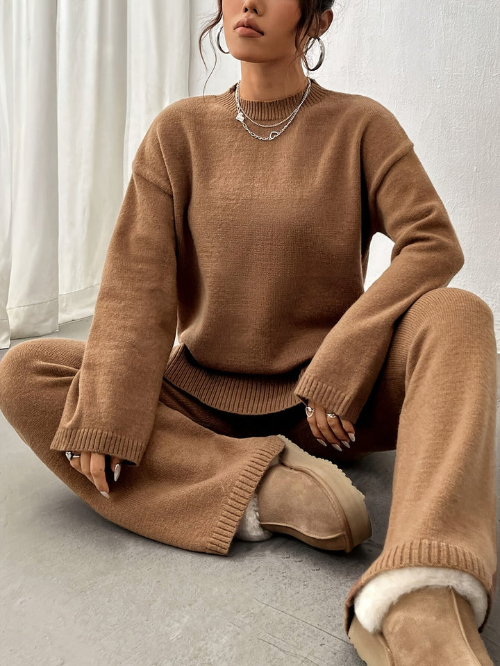Imie | Women’s ribbed knit set with modern cut and versatile silhouette