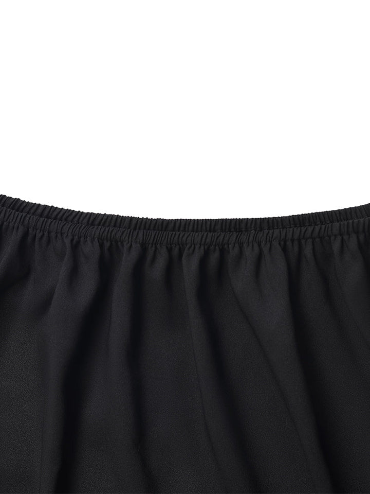 Gia | Women’s floral jacquard pleated A-line maxi skirt