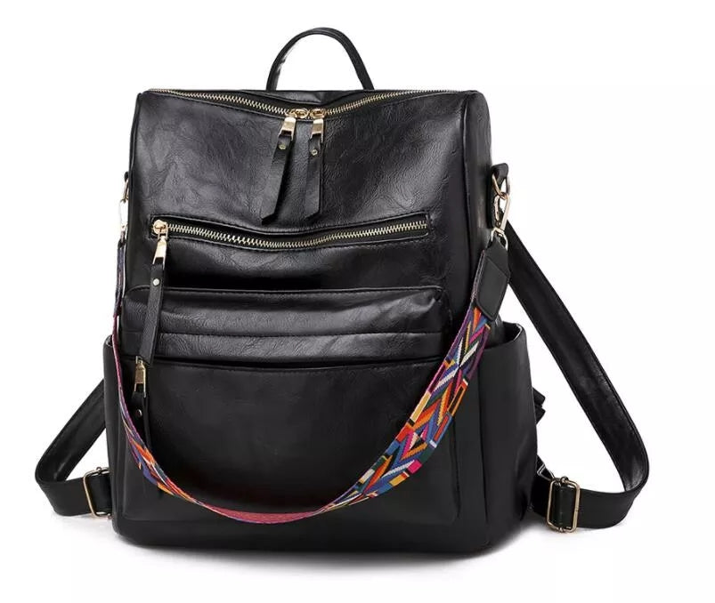 Lily | Fashionable leather backpack